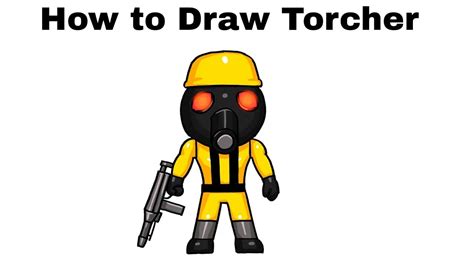 How To Draw Torcher Roblox Piggy Step By Step YouTube