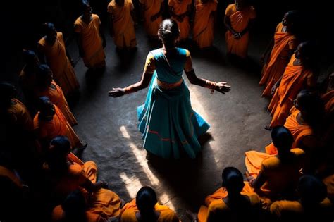 Premium AI Image | Hindu culture is shown in traditional dances