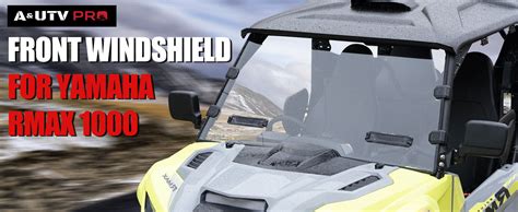 A And Utv Pro Front Full Vented Windshield For Yamaha