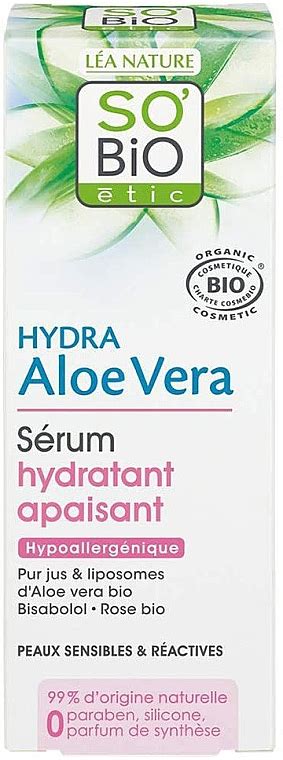 So Bio Etic Hydra Aloe Vera Hypoallergenic Moisturising Serum