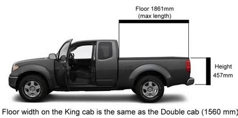 Nissan Navara D King Cab Dimensions