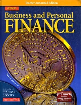glencoe business  personal finance tae glencoemcgraw hill