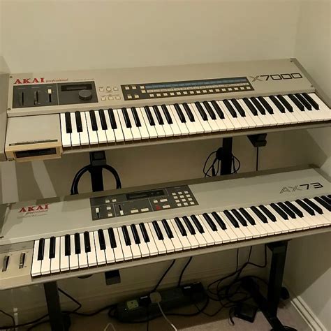 Akai Ax73 Synthesizer And X7000 Sampler Ax 73 And X 7000 Reverb