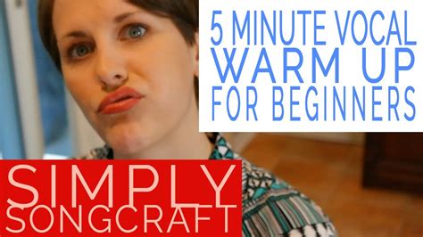 5 Minute Vocal Warm Up For Beginners Youtube