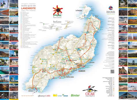 Mapa Turístico De Lanzarote 2025 Mapa