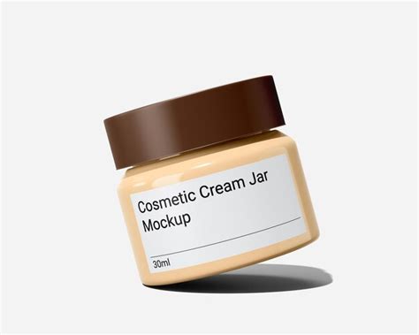 Premium Psd Cosmetic Cream Jar Mockup