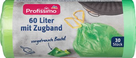 Profissimo Zugband Müllbeutel 60 Liter 30 St dm at