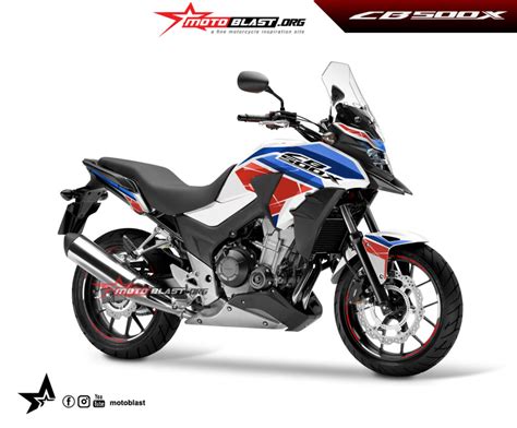 Modifikasi Striping Honda Cb X Ala Africa Twin Motoblast