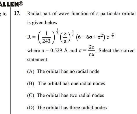 Radial Part Of Wave Function Of A Studyx