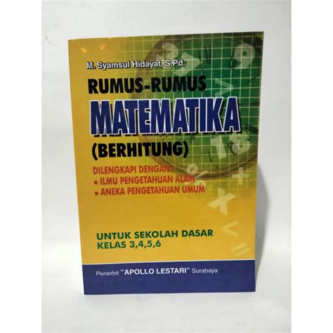 Jual Rumus Rumus Matematika Berhitung SD Kecil Shopee Indonesia