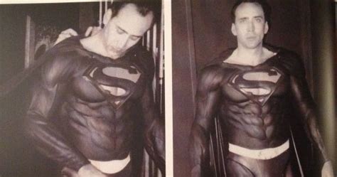 Photos from Tim Burton’s ‘Superman Lives’ Depict Nicolas Cage in Costume