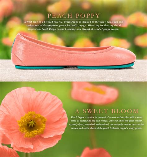 Peach Poppy Ballet Flats Tieks By Gavrieli