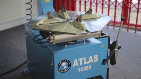 Atlas Tc Tyre Changer With Swing Arm Youtube