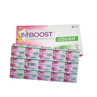 Jual Imboost Force Cough Strip 10 Tablet Shopee Indonesia