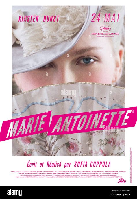 Marie Antoinette Year: 2006 USA Kirsten Dunst Director: Sofia Coppola Movie poster (Fr Stock ...