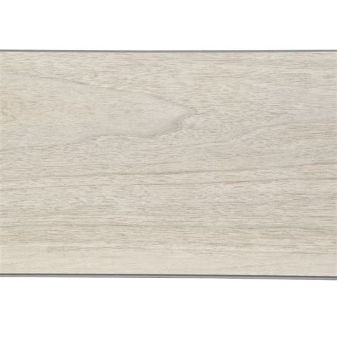 Stainmaster Sample Port Isabel Blonde Gray Wood Look 12 Mil Waterproof Interlocking Luxury