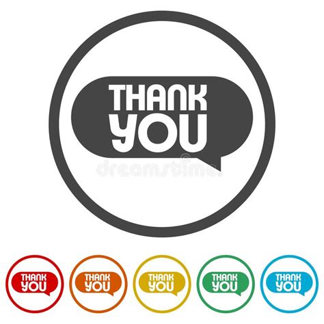 Thank You Simple Icon Stock Illustrations Thank You Simple Icon