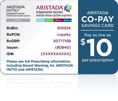 Co Pay Assistance Eligibilty For Aristada® Aripiprazole Lauroxil Aristada Initio