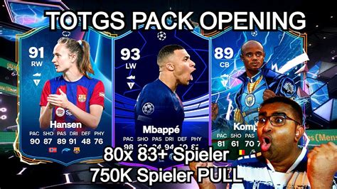 8x 83 X10 PACK SO VIELE WALKOUTS TOTGS PACK OPENING EA FC 24