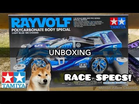 Tamiya Rayvolf Light Blue Polycarbonate Body Special Mini Wd Unboxing