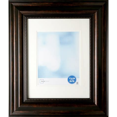 Mainstays Bronze Trudo 11x14 Matted To 8x10 Wall Picture Frame