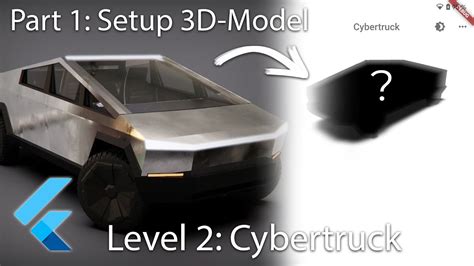 Flutter Next Level Level 2 Part 1 Setup 3d Model Tutorial Youtube