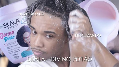 SKALA DIVINO POTÃO da certo em CABELO CRESPO YouTube