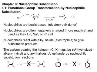 Ppt Nucleophilic Substitution Reactions Competing Nucleophiles