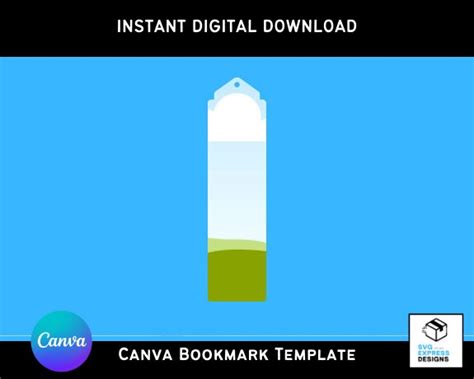 Canva Editable Bookmark Template, DIY Custom Bookmarks, Personalized Photo Design, Printable ...