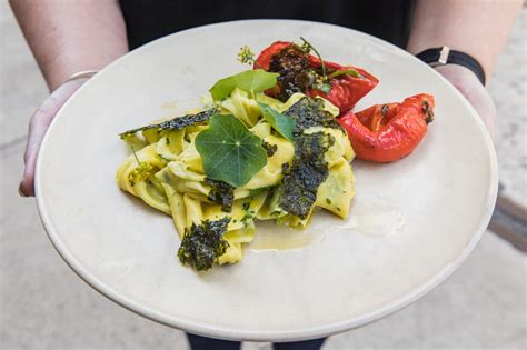 Tagliolini With Mushroom Pinot Grigio Sauce Smeg Cucina