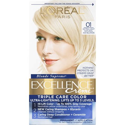 Buy L Oreal Paris Excellence Creme Permanent Triple Care Hair Color Extra Light Ash Blonde
