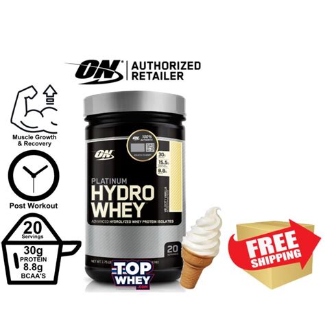 Optimum Nutrition Platinum Hydro Whey Protein Isolate Protein 1 75 LBS