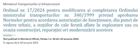 Ordinul nr 17 2024 pentru modificarea şi completarea Ordinului