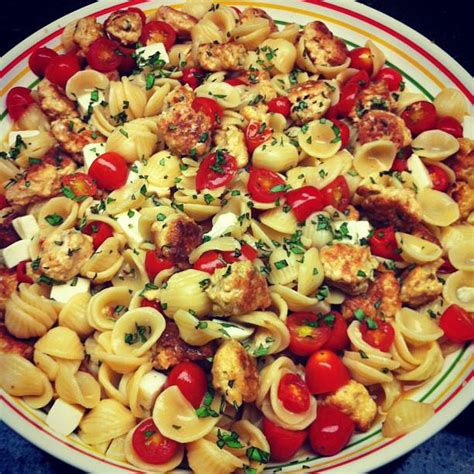 Orecchiette With Mini Chicken Meatballs Cooking With Spinaci