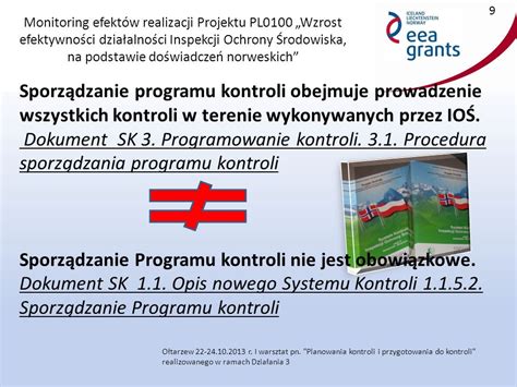 Monitoring efektów realizacji Projektu PL0100 Wzrost efektywności