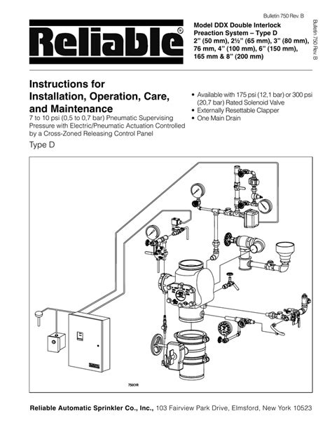 Model DDX Double Interlock Preaction System Type D Manualzz