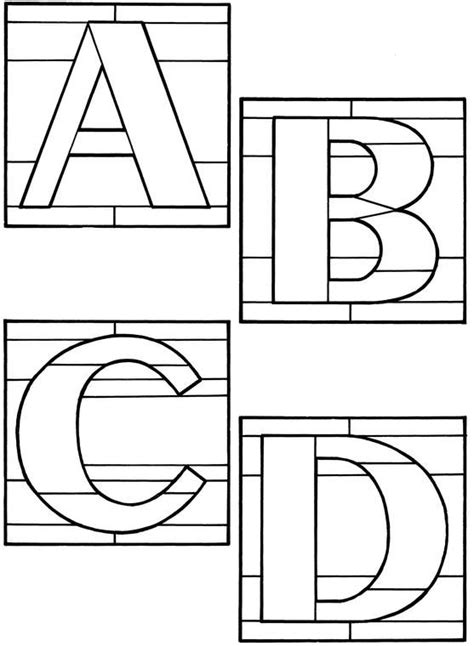 Free Mosaic Letter Templates