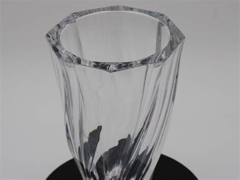 Vintage Orrefors Residence Crystal Vase Made In Sweden Design By Olle