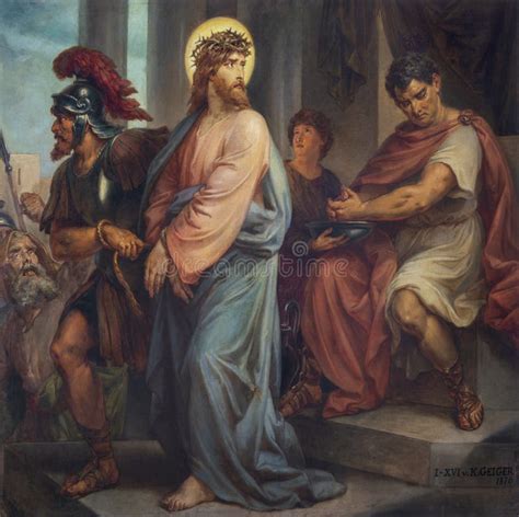 Viena Austira 22 De Octubre De 2020 La Pintura De Jesús Ante Pilato