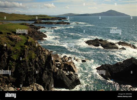 Knockmore Clare Island Clew Bay From The Atlantic Drive Achill