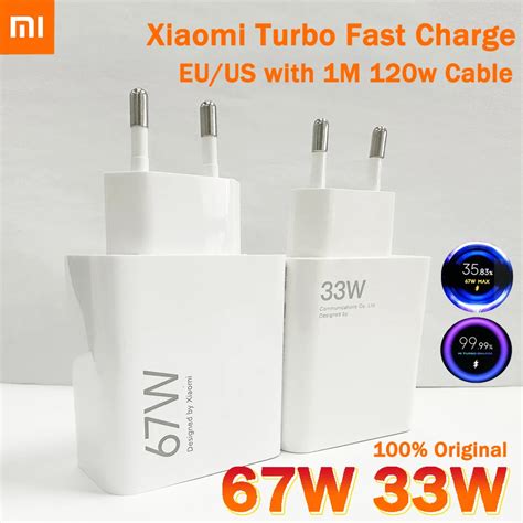 67w 33w Ladeger T Xiaomi Original Mit Usb Typ C Kabel Mi Turbo Schnell