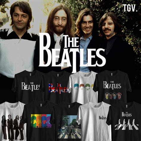 Jual Kaos The Beatles Indonesia Shopee Indonesia