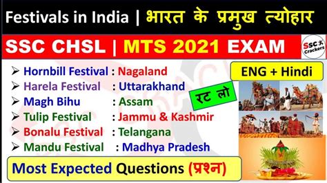 Ssc Chsl Fair Festivals In India