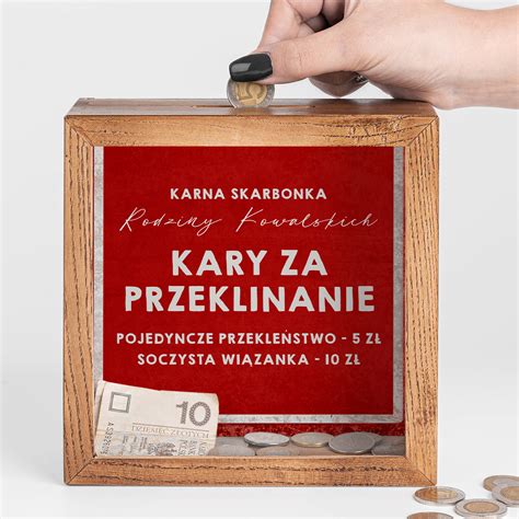 Karna Skarbonka ZA PRZEKLINANIE Skarbonki Crazyshop