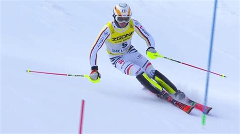 Ski WM 2023 WM Slalom Linus Straßer bringt sich im ersten Lauf in