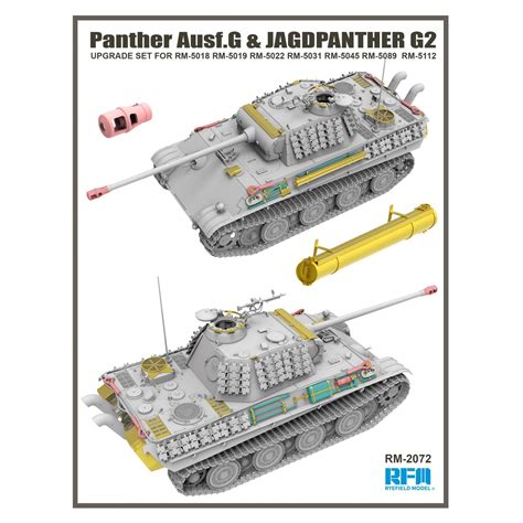 Rye Field Model Rm Upgrade Set For Panther Ausf G Kits Rm