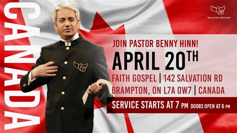 Toronto Canada Healing Service Benny Hinn Ministries