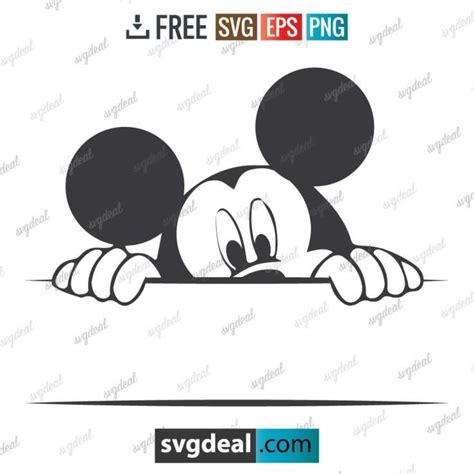 8 Free Mickey Mouse SVG Files For Your Crafting Project Free SVG