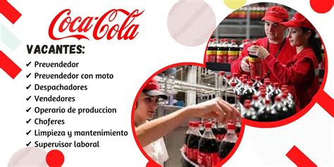 Coca Cola Busca Nuevo Personal De Trabajo Avisos De Trabajo