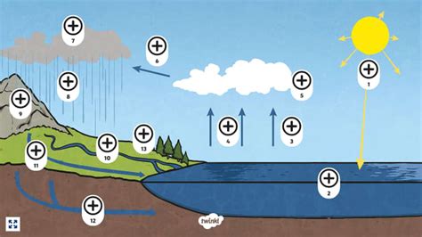 The Water Cycle Pictures Hotspots Twinkl